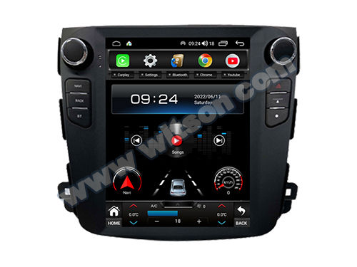 9.7'' Tesla Vertical Screen For Mitsubishi Outlander xl 2 Peugeot 4007 2006- 2012 Android Car Multimedia Player(THB/THV1848)