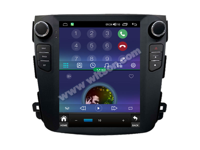 9.7'' Tesla Vertical Screen For Mitsubishi Outlander xl 2 Peugeot 4007 2006- 2012 Android Car Multimedia Player(THB/THV1848)