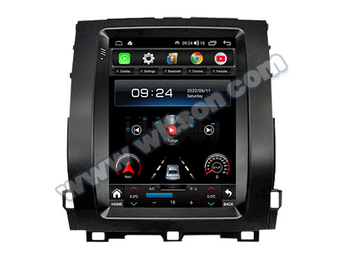 9.7'' Tesla Vertical Screen For Toyota Land Cruiser Prado 120 Lexus GX470 2004-2009 Android Car Multimedia Player(THB/THV1129)