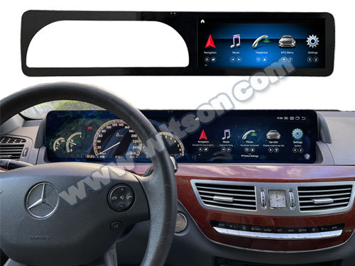 12.3''Screen For Mercedes Benz S-Class W221 CL550 2006-2013 Left Hand Driver(NTG3.0/NTG3.5 ) Android Multimedia Player(ZFA/ZFB/ZFC7371)