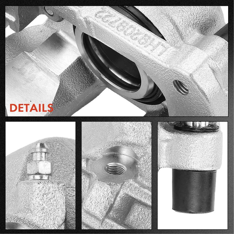 Front Passenger Disc Brake Caliper with Bracket for Volvo S60 V70 01-05 S80 99-01