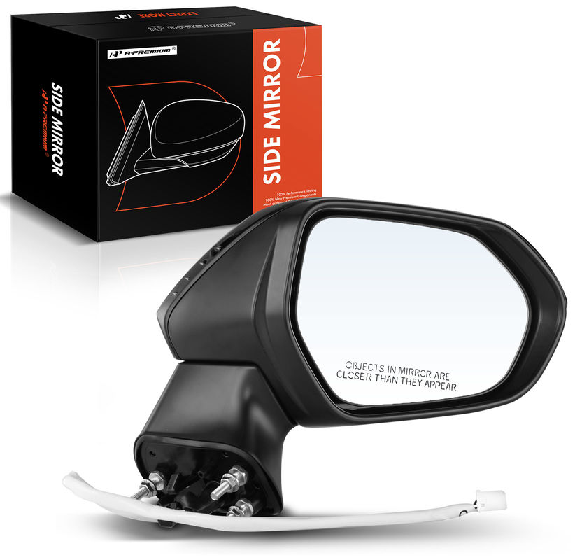 Front Passenger Black Power Heated Mirror for Toyota Corolla 2019-2022