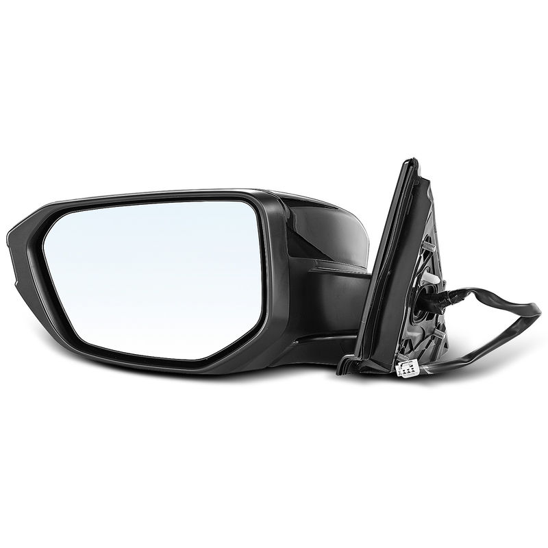 Front Driver Black Power Mirror with 3-Pin for Honda Civic 2016-2021 1.5L 2.0L