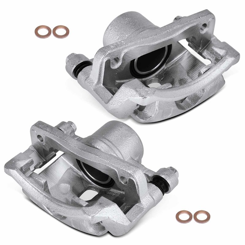 2x Front Disc Brake Caliper with Bracket for Honda Accord 1998-2002 L4 2.3L