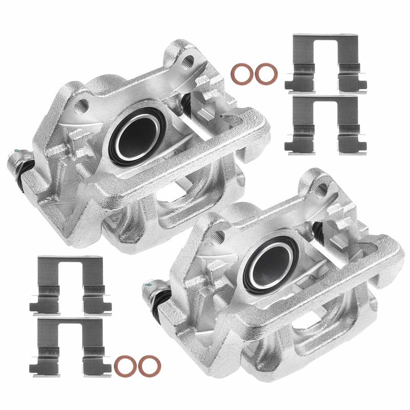 2x Rear Disc Brake Calipers with Bracket for Acura MDX 2007-2013 ZDX