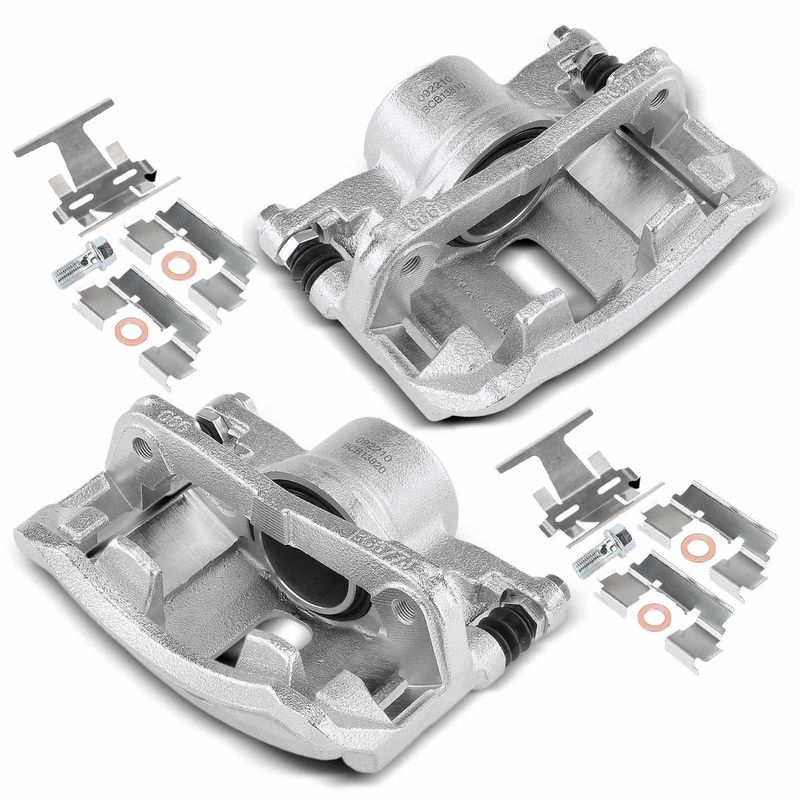 2x Front Disc Brake Calipers with Bracket for Honda Accord 1990-1993