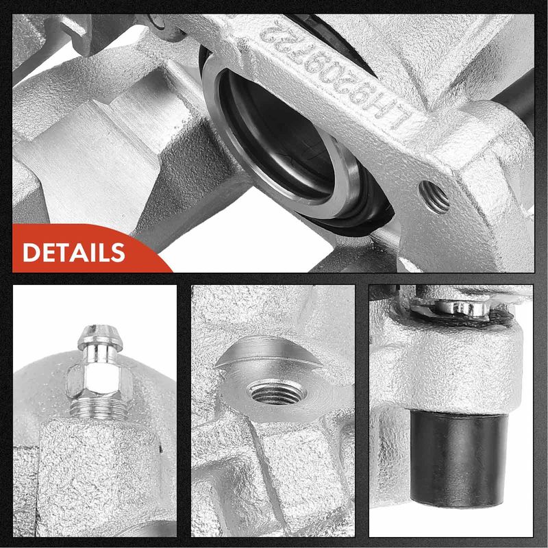 Front Driver Disc Brake Caliper with Bracket for Volvo S60 V70 01-05 S80 99-01