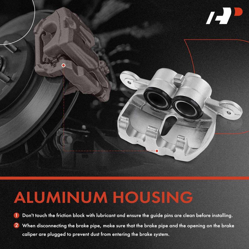 2x Front Disc Brake Caliper for Land Rover Range Rover Sport 10-17 Discovery LR4
