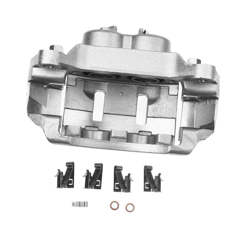 Front Driver Disc Brake Caliper with Bracket for Chevy Tiltmaster GMC 1999-2004