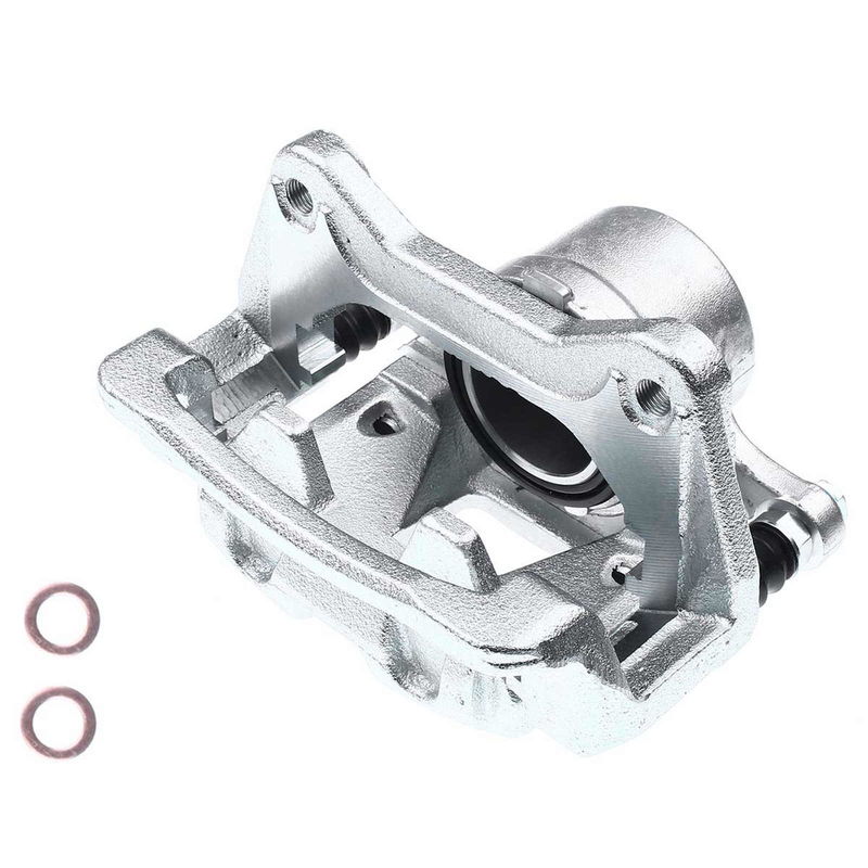 Front Driver Brake Caliper with Bracket for Hyundai Sonata 12-15 Kia Optima 2.4L