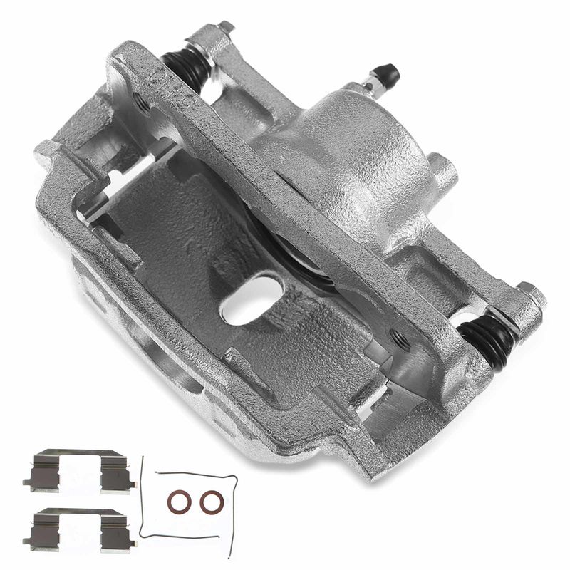 Front Driver Brake Caliper with Bracket for Honda Civic 2012-2015 HF LX 1.8L