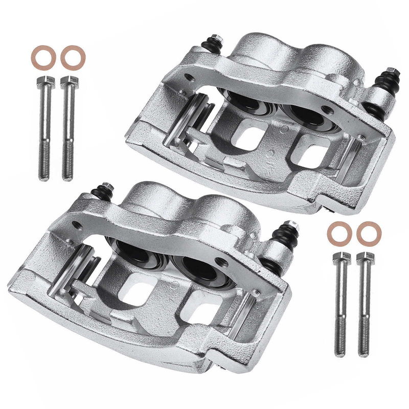 2x Front Brake Caliper with Bracket for Dodge Ram 1500 Pickup 2000-2001