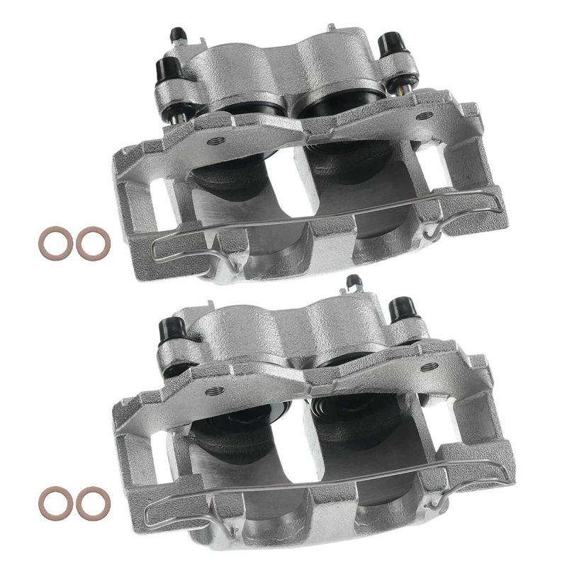 2x Front Brake Caliper with Bracket for Jeep WJ Grand Cherokee 1999-2002 ATE