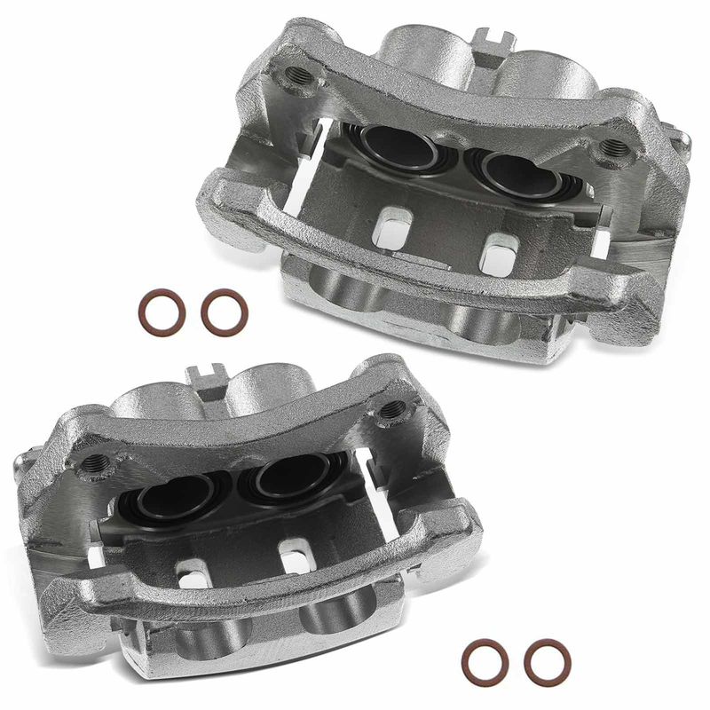 2x Front Brake Caliper with Bracket for Nissan Rogue Infiniti Q50 2014-2018 Q60