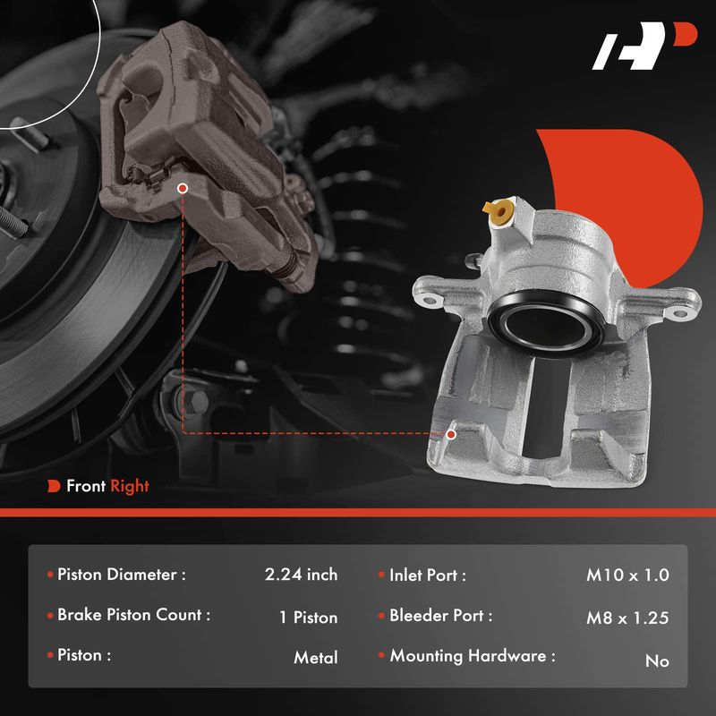 Front Passenger Brake Caliper for Mercedes-Benz C280 C320 C209 W203 S203 R171