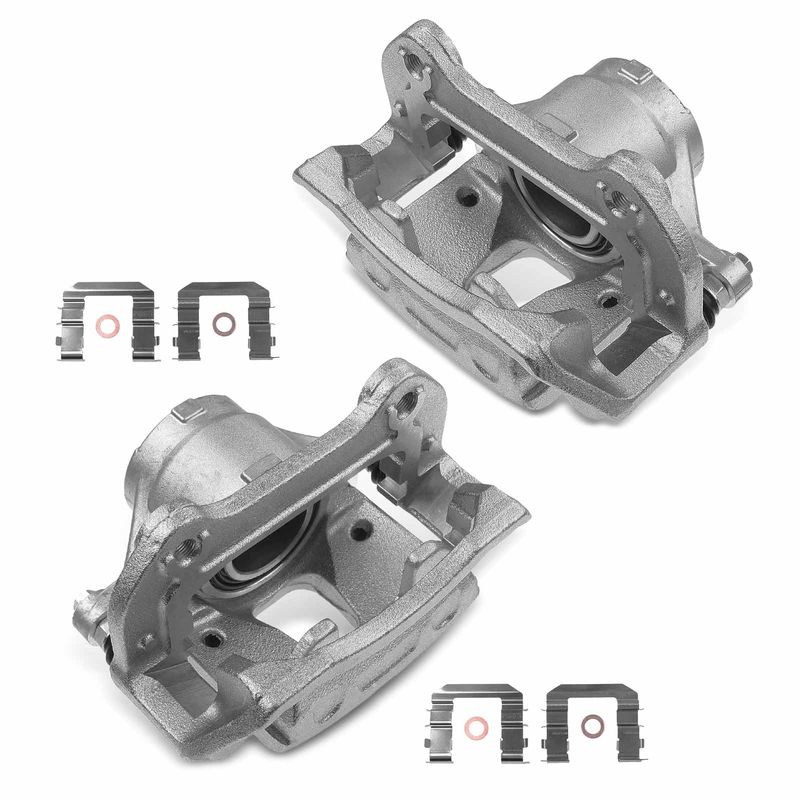 2x Front Brake Caliper with Bracket for Hyundai Sonata Kia Optima Niro EV