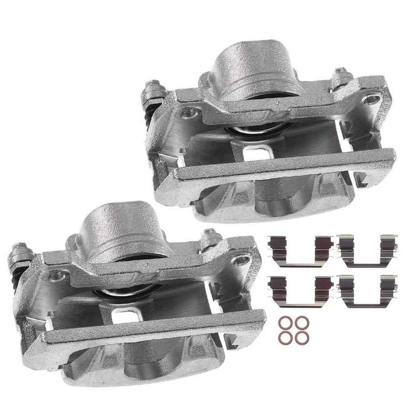 2x Front Brake Caliper with Bracket for Honda Civic 06-11 S2000 Acura RSX