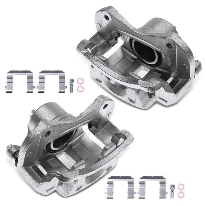 2x Front Brake Caliper with Bracket for Kia Sportage 2011-2015 Hyundai Tucson