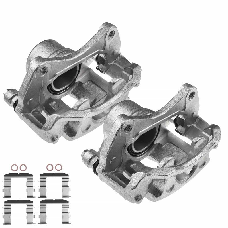 2x Front Brake Caliper with Bracket for Kia Forte Forte Koup Forte5 2012-2013
