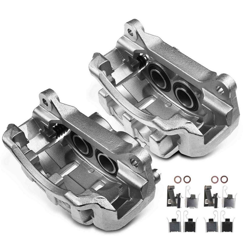 2x Front Brake Caliper with Bracket for Chevrolet W5500 Tiltmaster 2004-2009 GMC