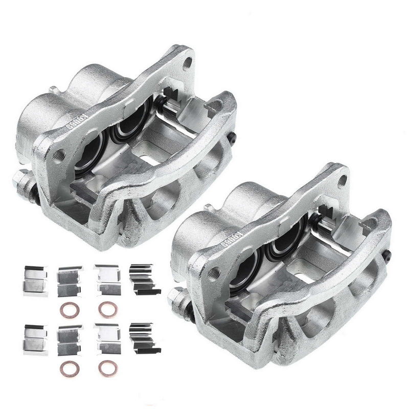 2x Front Brake Caliper with Bracket for Mazda CX-7 2007-2012 2.3L 2.5L