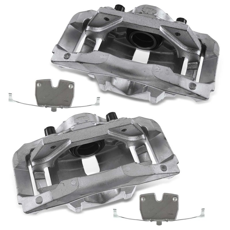 2x Front Brake Caliper with Bracket for BMW 550i GT 650i 750Li xDrive 4.4L