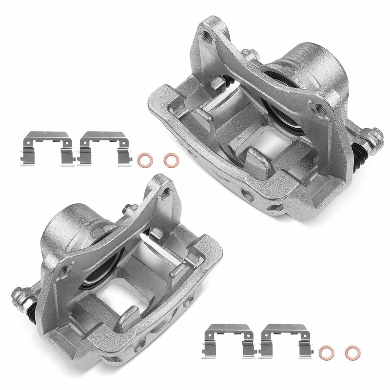 2x Front Brake Caliper with Bracket for Hyundai Azera 2012-2017 V6 3.3L