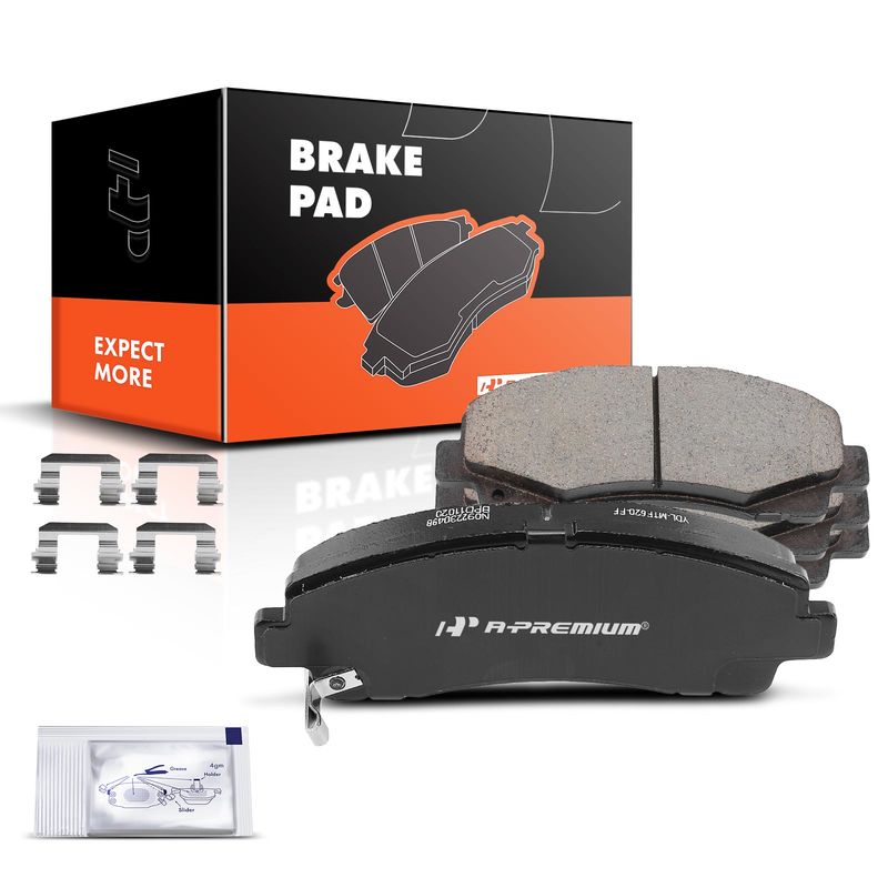 Front Ceramic Brake Pads for Acura TL 2009-2014 Honda Ridgeline 2006-2011 V6 3.5L