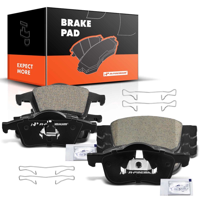 8pcs Front & Rear Ceramic Brake Pads  for Volvo S60 01-09 S80 99-06 V70 01-07