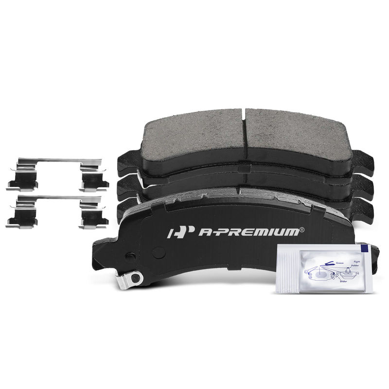 4pcs Rear Driver & Passenger Ceramic Brake Pads with Sensor for Chevrolet Express 2500 3500 GMC Savana 2500 3500