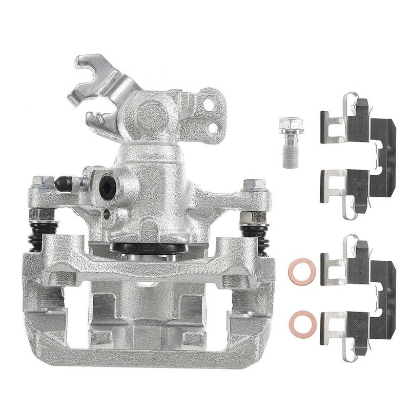 Rear Driver Brake Caliper with Bracket for Ford Fusion Lincoln Mazda 6 06-12