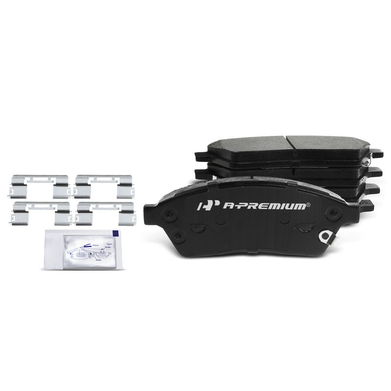 4pcs Front Driver & Passenger Ceramic Brake Pads  for Cadillac SRX 2010-2016 Saab 9-4X 2011 V6 3.0L 3.6L