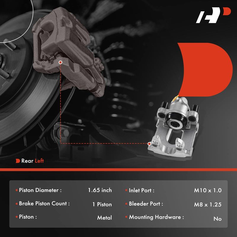 Rear Driver Brake Caliper for BMW E46 330Ci 330i 01-06 E83 X3 04-10