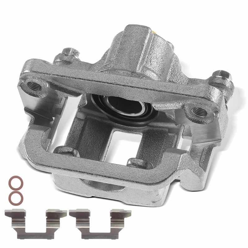 Rear Driver Brake Caliper with Bracket for Nissan Rogue 2014-2018 Leaf 2011-2018