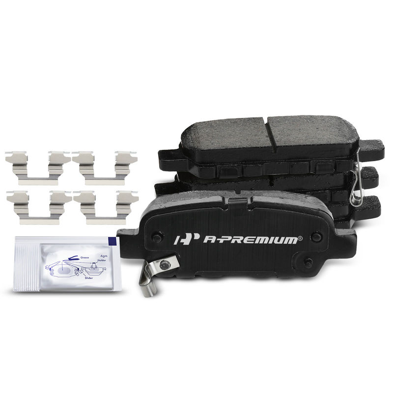 4pcs Rear Driver & Passenger Ceramic Brake Pads with Sensor for Nissan Altima 02-20 Pathfinder Sentra INFINITI