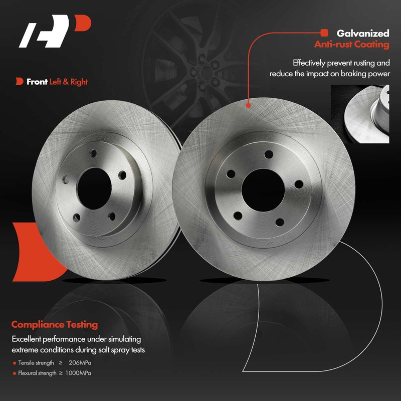 Front Disc Brake Rotors for Nissan Altima 2002-2006 Maxima INFINITI I35