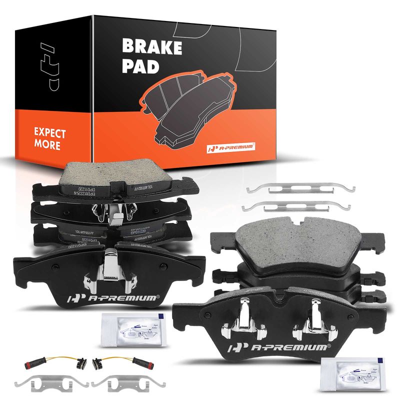 Front & Rear Ceramic Brake Pads for Mercedes-Benz W164 X164 GL450 GL550 ML350