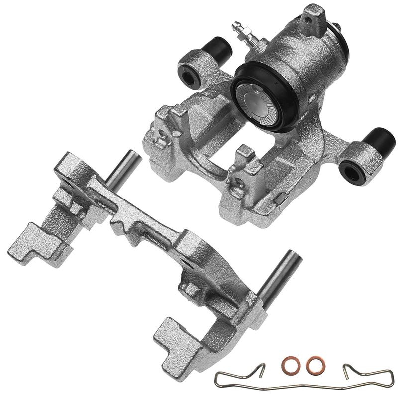 Rear Passenger Brake Caliper with Bracket for Ford Edge Escape Fusion Lincoln