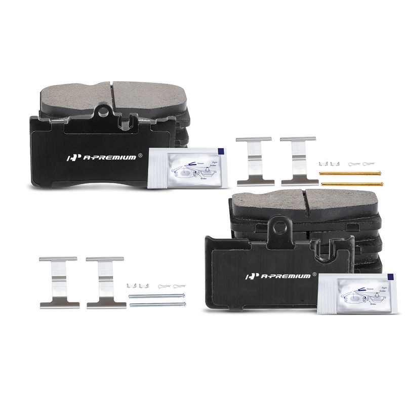 Front & Rear Ceramic Brake Pads for Hyundai Entourage Santa Fe XL Kia Sedona