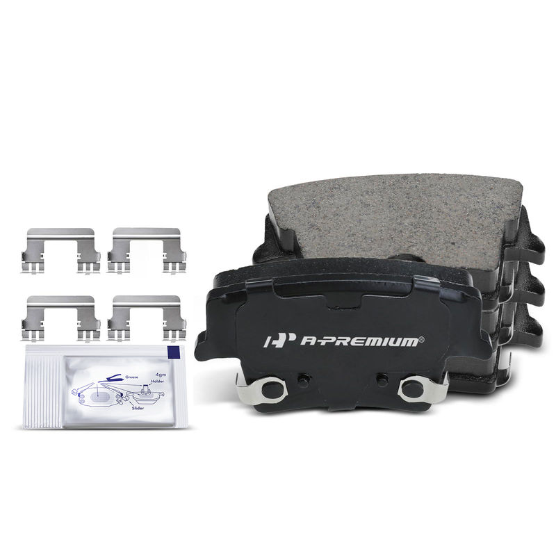 4pcs Rear Driver & Passenger Ceramic Brake Pads with Sensor for Chrysler 300 2005-2020 Dodge Challenger 2009-2020