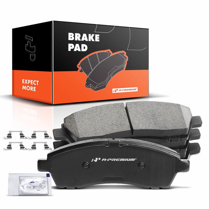 4pcs Rear Driver & Passenger Ceramic Brake Pads  for Ford Excursion 00-05 F-250 F-350 Super Duty 99-04