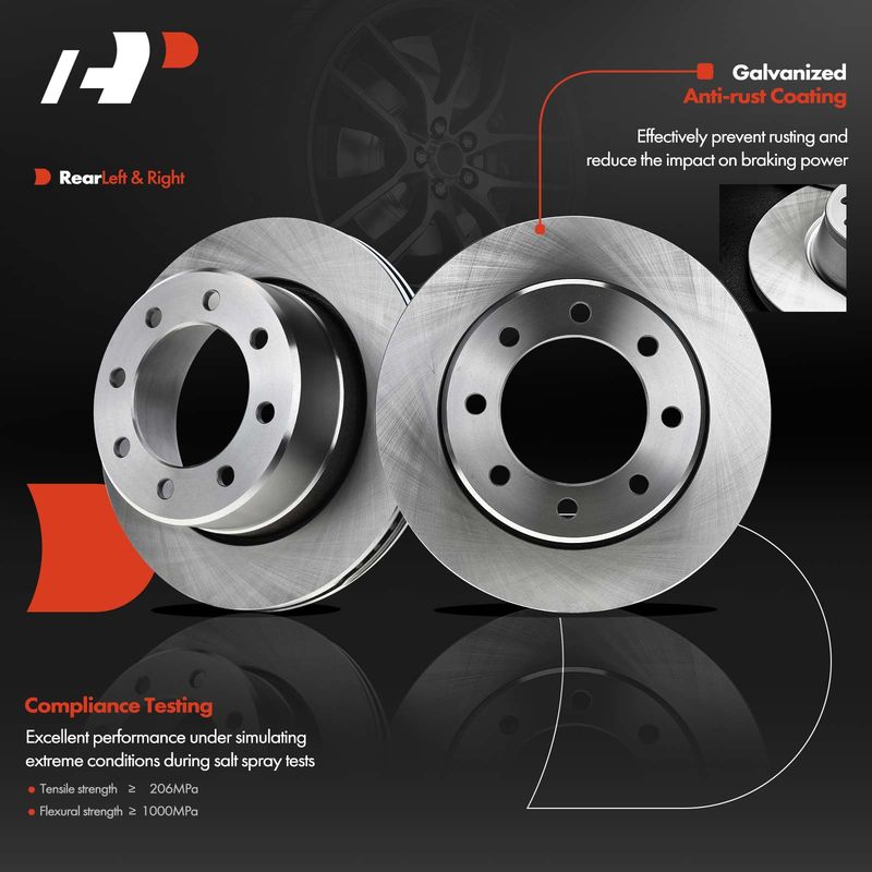 Rear Disc Brake Rotors for Dodge Ram 2500/3500 2009-2010 Ram 1500/2500/3500
