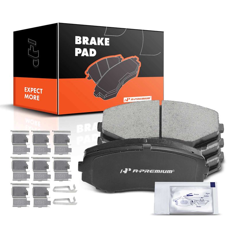 4pcs Front Driver & Passenger Ceramic Brake Pads  for Ford Edge 2007-2016 Mazda CX-5 2019-2021 CX-7 07-12
