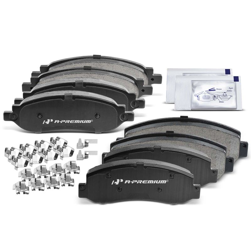 8pcs Front & Rear Ceramic Brake Pads  for Ford F-250 Super Duty F-350 Super Duty 05-07