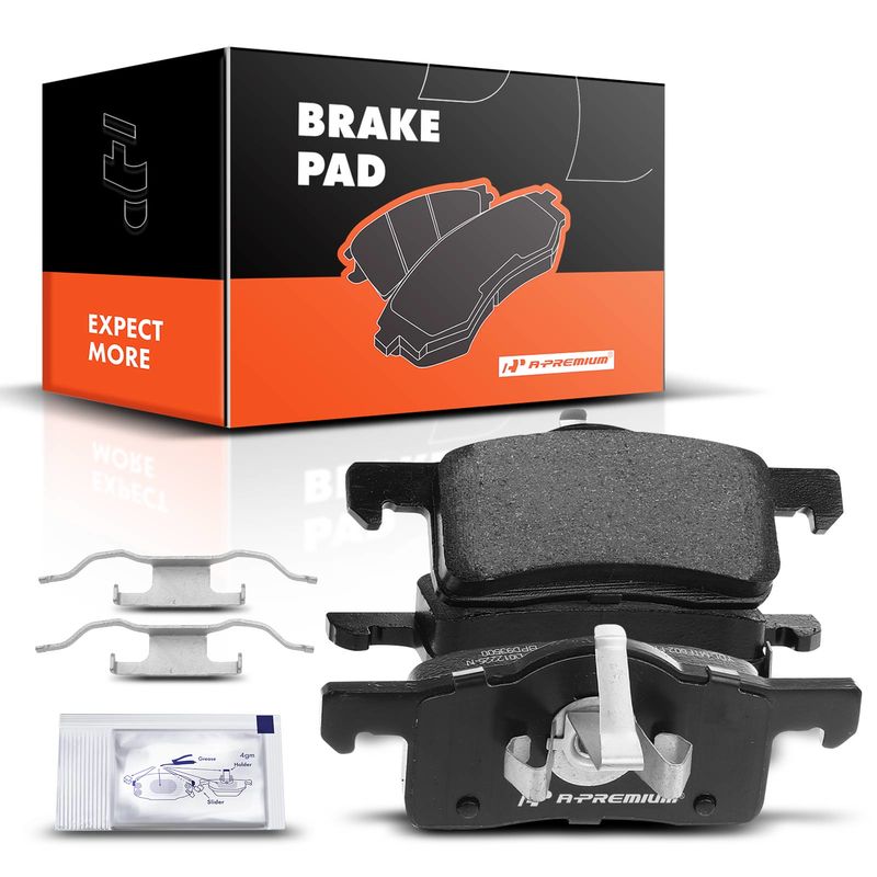 4pcs Rear Driver & Passenger Ceramic Brake Pads  for Ford Expedition 03-06 Lincoln 03-06 Navigator