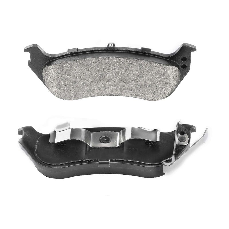 4pcs Rear Driver & Passenger Ceramic Brake Pads with Sensor for Ford Explorer 2006-2010 Explorer Sport Trac Mercury
