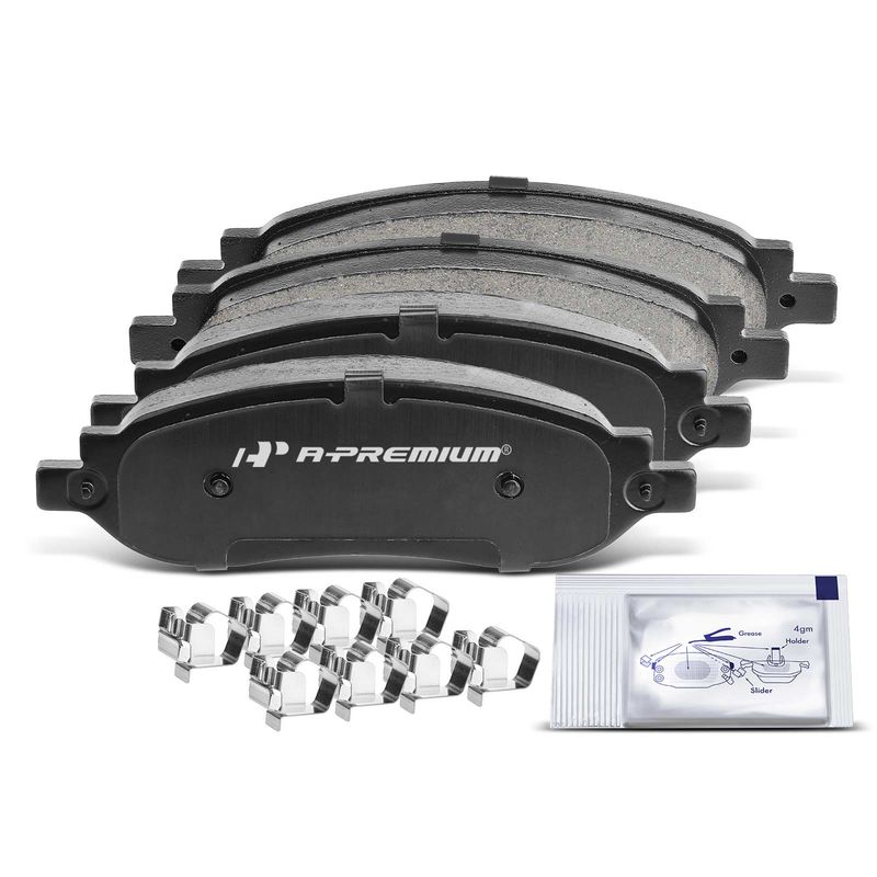 4pcs Rear Driver & Passenger Ceramic Brake Pads  for Ford F-250 Super Duty F-350 Super Duty 2005-2007