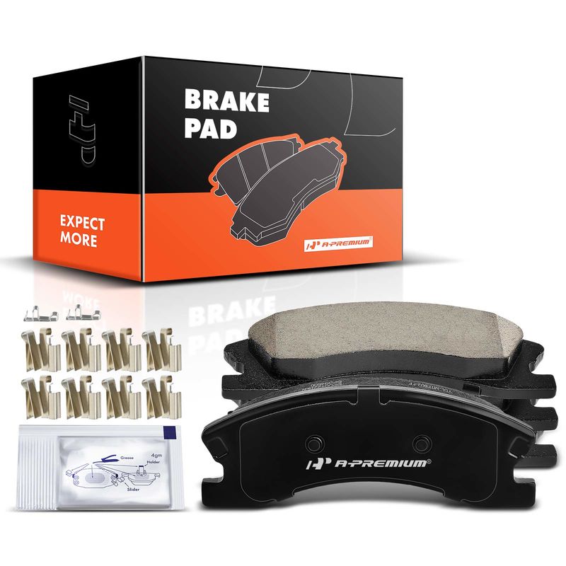4pcs Front Driver & Passenger Ceramic Brake Pads  for Jeep Grand Cherokee 1999-2004