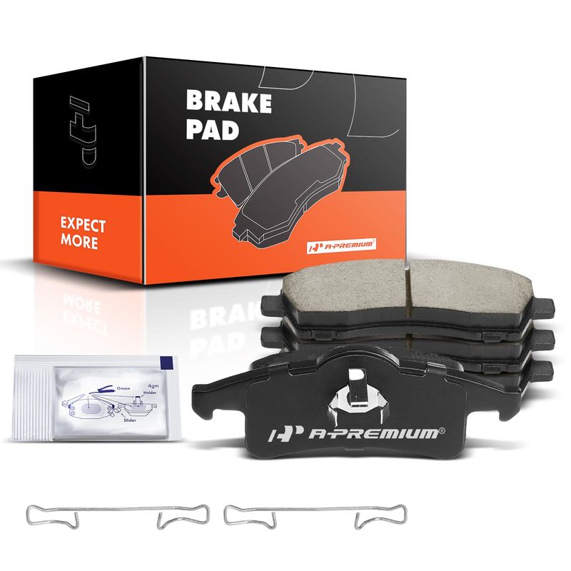 4pcs Rear Driver & Passenger Ceramic Brake Pads  for Jeep Grand Cherokee ZJ WJ 1999-2004
