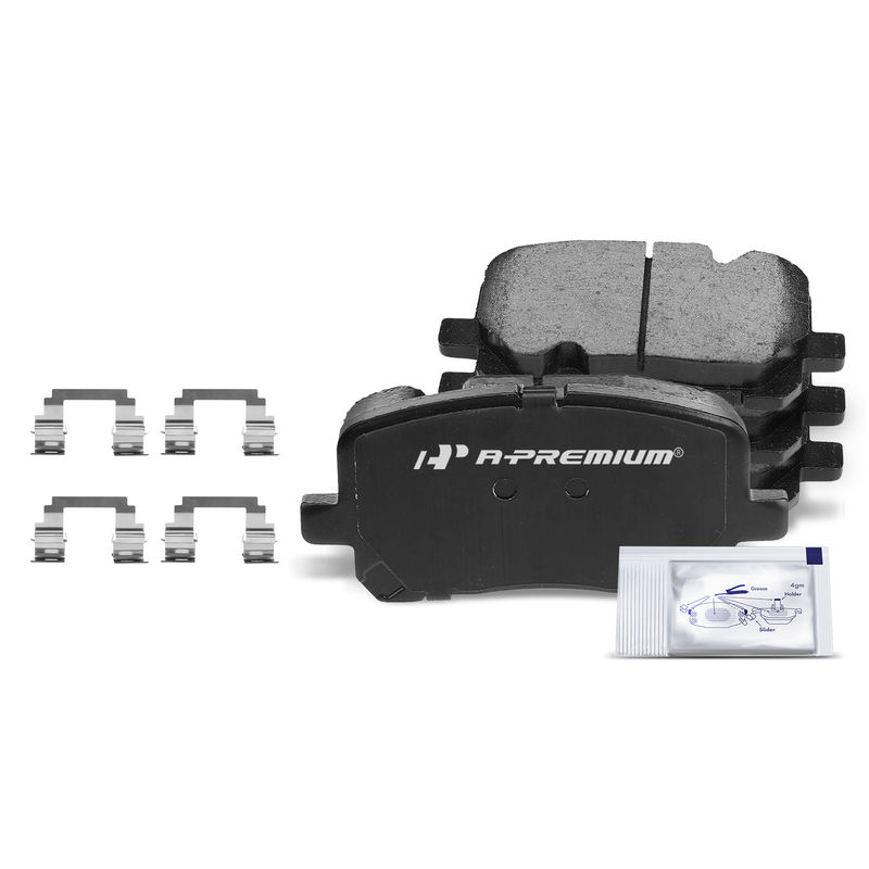 4pcs Front Driver & Passenger Ceramic Brake Pads  for Pontiac Vibe Toyota Corolla 2003-2008 Matrix 1.8L